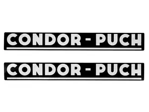 Kit d'autocollants "CONDOR - PUCH" 257 x 32 | Puch Condor X30 NS, NL Kit d'autocollants "CONDOR - PUCH" 257 x 32 | Puch Condor X30 NS, NL