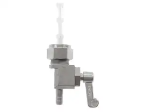 Robinet d'essence OMG vertical M16x1 (avec écrou) sortant par le bas / Fonte Robinet d'essence OMG vertical M16x1 (avec écrou) sortant par le bas / Fonte