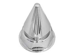 66HEROES Écrou de pivot de fourche 1" / 24G fermé pointu Plaque de fourche Chrome 66HEROES Écrou de pivot de fourche 1" / 24G fermé pointu Plaque de fourche Chrome