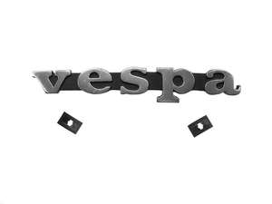 Emblem Beinschild «Vespa» Aluminium 3D | Vespa Largeframe, Smallframe Emblem Beinschild «Vespa» Aluminium 3D | Vespa Largeframe, Smallframe