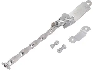 Béquille latérale tournée à gauche fixation plate 27 cm chrome Béquille latérale tournée à gauche fixation plate 27 cm chrome