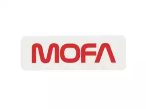 mk-Merch Autocollant "MOFA" 60 x 20 mm blanc mk-Merch Autocollant "MOFA" 60 x 20 mm blanc