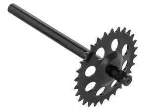 GPO Axe de pédalier avec couronne noir | Puch Supermaxi LG1, LG2 GPO Axe de pédalier avec couronne noir | Puch Supermaxi LG1, LG2