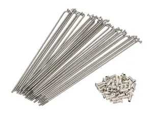 WWS 19" spoke set incl. nipple (2.6 x 212 mm) Inox WWS 19" spoke set incl. nipple (2.6 x 212 mm) Inox