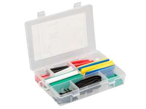 BGS Schrumpfschlauch Sortimentenbox farbig 171-tlg. BGS Schrumpfschlauch Sortimentenbox farbig 171-tlg.