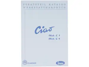 Ersatzteilkatalog | Piaggio Ciao C7, C9 Ersatzteilkatalog | Piaggio Ciao C7, C9
