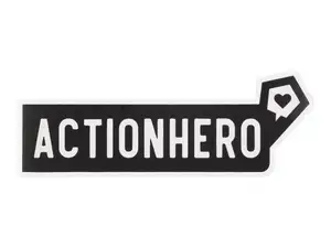 mk-Merch Autocollant "AKTIONHERO" 25 x 100 mm mk-Merch Autocollant "AKTIONHERO" 25 x 100 mm