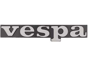 CIF emblem leg shield "vespa" aluminum | Vespa PX, T5 CIF emblem leg shield "vespa" aluminum | Vespa PX, T5