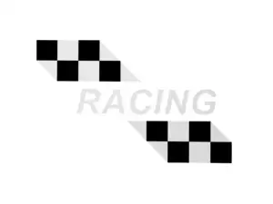 Autocollant Racing réservoir Puch X30 Sport (écriture blanche) Autocollant Racing réservoir Puch X30 Sport (écriture blanche)