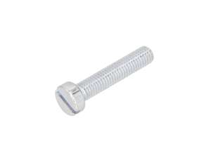 Vis M5x25 tête cylindrique fendue zinguée Vis M5x25 tête cylindrique fendue zinguée