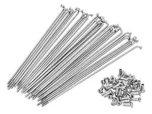 GPO 19" spoke set incl. nipple (2.9 x 212 mm) silver GPO 19" spoke set incl. nipple (2.9 x 212 mm) silver