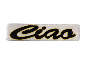 Autocollant réservoir "Ciao" 3D silicone 115 x 27 mm original | Piaggio Ciao Autocollant réservoir "Ciao" 3D silicone 115 x 27 mm original | Piaggio Ciao
