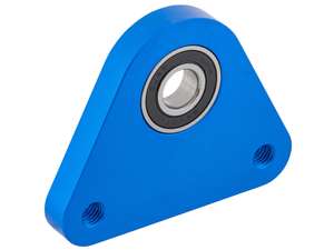 swiing® ingenious Dreieck-Lagerplatte Alu blau | Piaggio Ciao, SI, Bravo, Grillo swiing® ingenious Dreieck-Lagerplatte Alu blau | Piaggio Ciao, SI, Bravo, Grillo