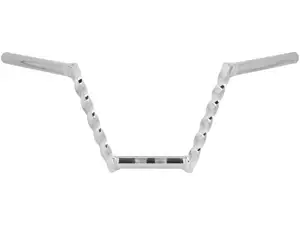 Guidon plaque de fourche 20 cm tourné chrome Guidon plaque de fourche 20 cm tourné chrome