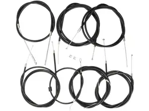 BGM jeu de câbles "original" noir | Vespa PX, P BGM jeu de câbles "original" noir | Vespa PX, P