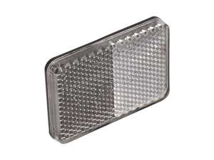 Réflecteur ZKW pour fourche et porte-bagages, blanc, NOS | Puch Réflecteur ZKW pour fourche et porte-bagages, blanc, NOS | Puch