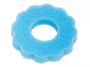 Éponge décorative ondulée pour bouchon de réservoir bleu Éponge décorative ondulée pour bouchon de réservoir bleu
