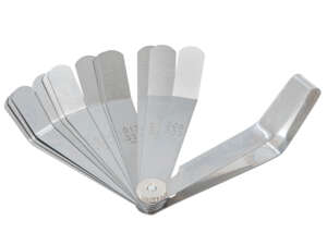 GPO Jauge de feuille courbée 0.2 - 0.66 mm 12 pcs. GPO Jauge de feuille courbée 0.2 - 0.66 mm 12 pcs.