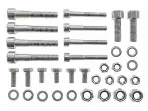 GPO screw set aluminum fork Inox GPO screw set aluminum fork Inox