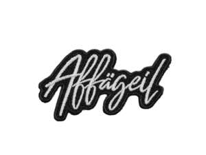 mk-Merch Aufnäher «Affägeil» 70 x 35 mm mk-Merch Aufnäher «Affägeil» 70 x 35 mm