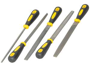 Feilen-Set (rund, halbrund, dreieck & flach) 5-tlg. Feilen-Set (rund, halbrund, dreieck & flach) 5-tlg.