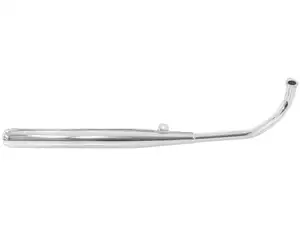 TECNO pot d'échappement 28 mm sortie droite chrome | Tomos TECNO pot d'échappement 28 mm sortie droite chrome | Tomos