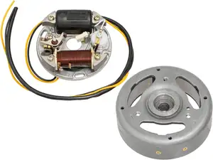 GPO Kit d'allumage 90 mm disjoncteur tournant à droite 6V GPO Kit d'allumage 90 mm disjoncteur tournant à droite 6V