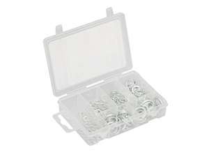 BGS Boîte d'assortiment de rondelles élastiques M4 - M12 145 pcs. BGS Boîte d'assortiment de rondelles élastiques M4 - M12 145 pcs.