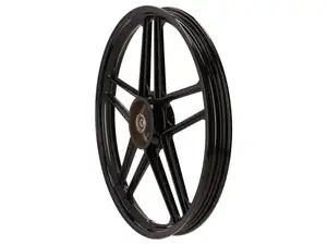 Felge 17" vorne (5 Speiche) Alu schwarz | Honda Camino Felge 17" vorne (5 Speiche) Alu schwarz | Honda Camino