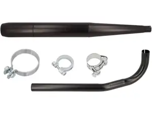 Auspuff-Set «Tuning» Ø 28 / 70 mm schwarz | Sachs 503 2AL/2BL Auspuff-Set «Tuning» Ø 28 / 70 mm schwarz | Sachs 503 2AL/2BL