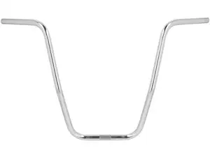 Guidon plaque de fourche 46 cm curved chrome Guidon plaque de fourche 46 cm curved chrome