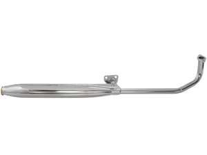 Auspuff 25 mm gerader Auslass Chrom | Tomos Auspuff 25 mm gerader Auslass Chrom | Tomos